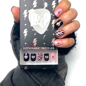 Red Aspen ⚡️POP⚡️ Nail Dashes Rock Collection - Pink and Black